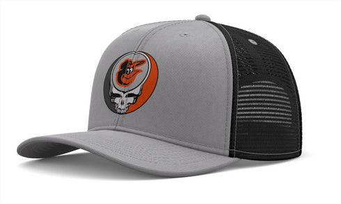 Grateful Dead - Baltimore Orioles Bird Stealie Grateful Dead Trucker Cap - StealieShop